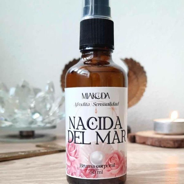 una bruma con aroma a ylang-ylang llamada Nacida del Mar