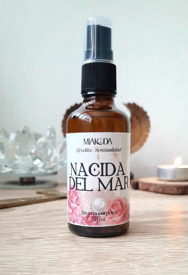 una bruma con aroma a ylang-ylang llamada Nacida del Mar